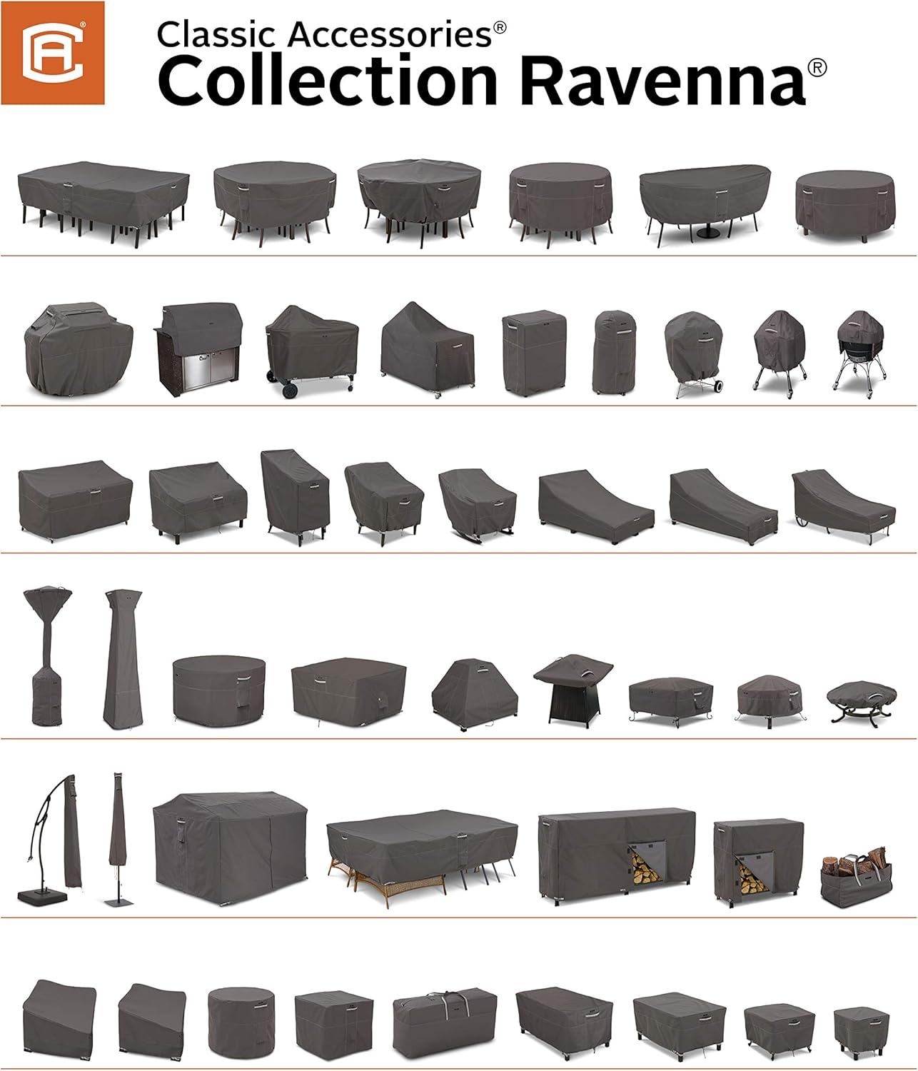 Classic Accessories Ravenna Water-Resistant 21 Inch Pyramid Torch Patio Heater Cover image number 1