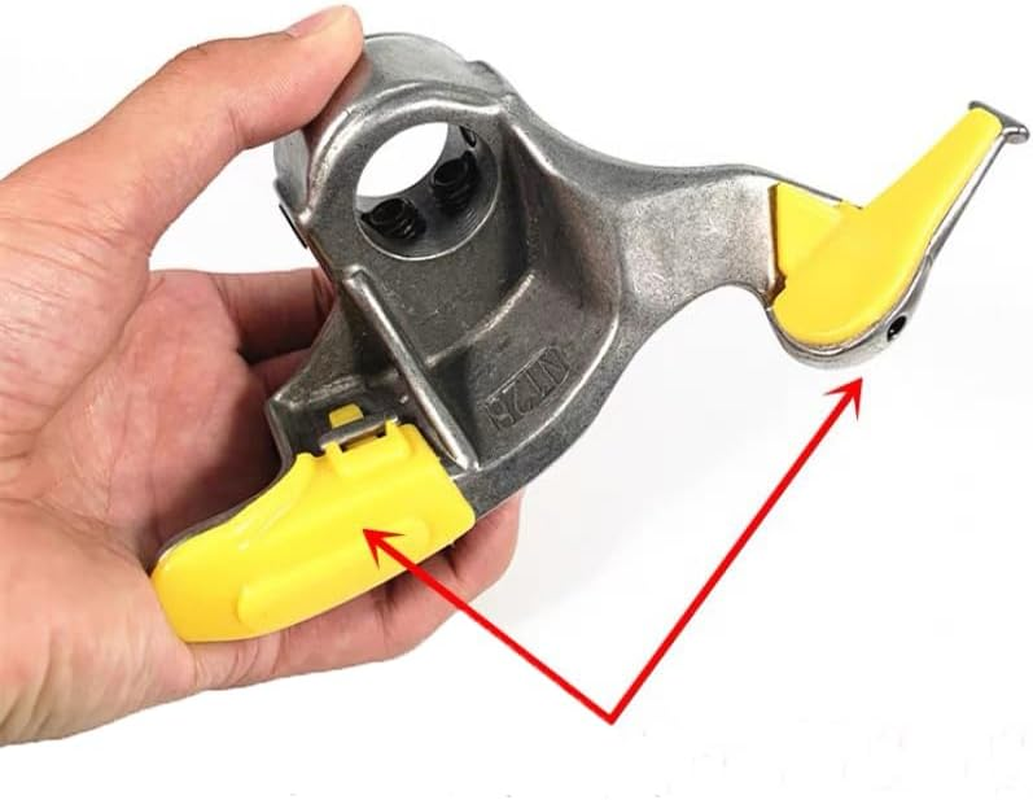 28MM Manual Tire Changer Tool, Mount Head, Motorcycle Car Steel Tyre Changer Mount Demount Duck Head Accessory with 3 Rubber Pads image number 2