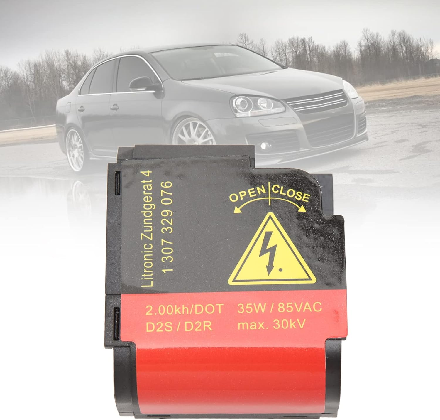 1307329076 Xenon HID Headlight Igniter Ballast, 63126919886 Xenon Ballast Igniter 1T0941471 D2S Bulb Holder Bulb Socket for Mini VW image number 6