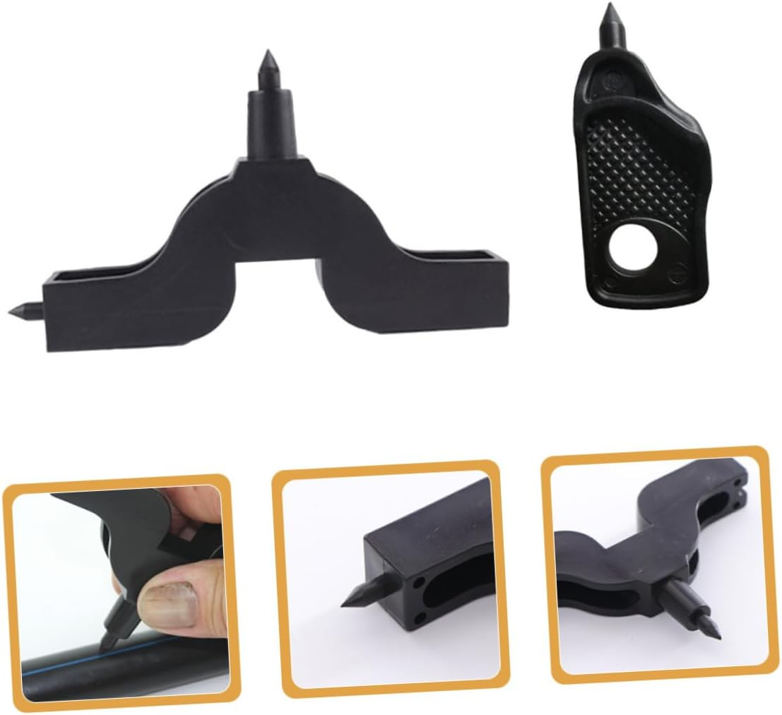 MERRYHAPY 8Pcs Drip Irrigation Hole Puncher Set for Gardening Tubes, Plastic Hose Hole Punch Tools with Mini and Bullhead Punchers, Irrigation Tube Fitting Accessories for Automatic Drip Systems image number 3