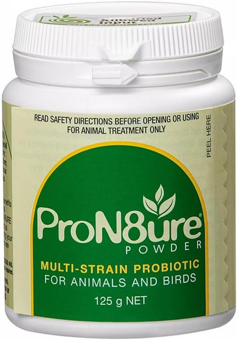 Pron8Ure Powder, Multi-Strain Probiotic for Animals and Birds, 125G