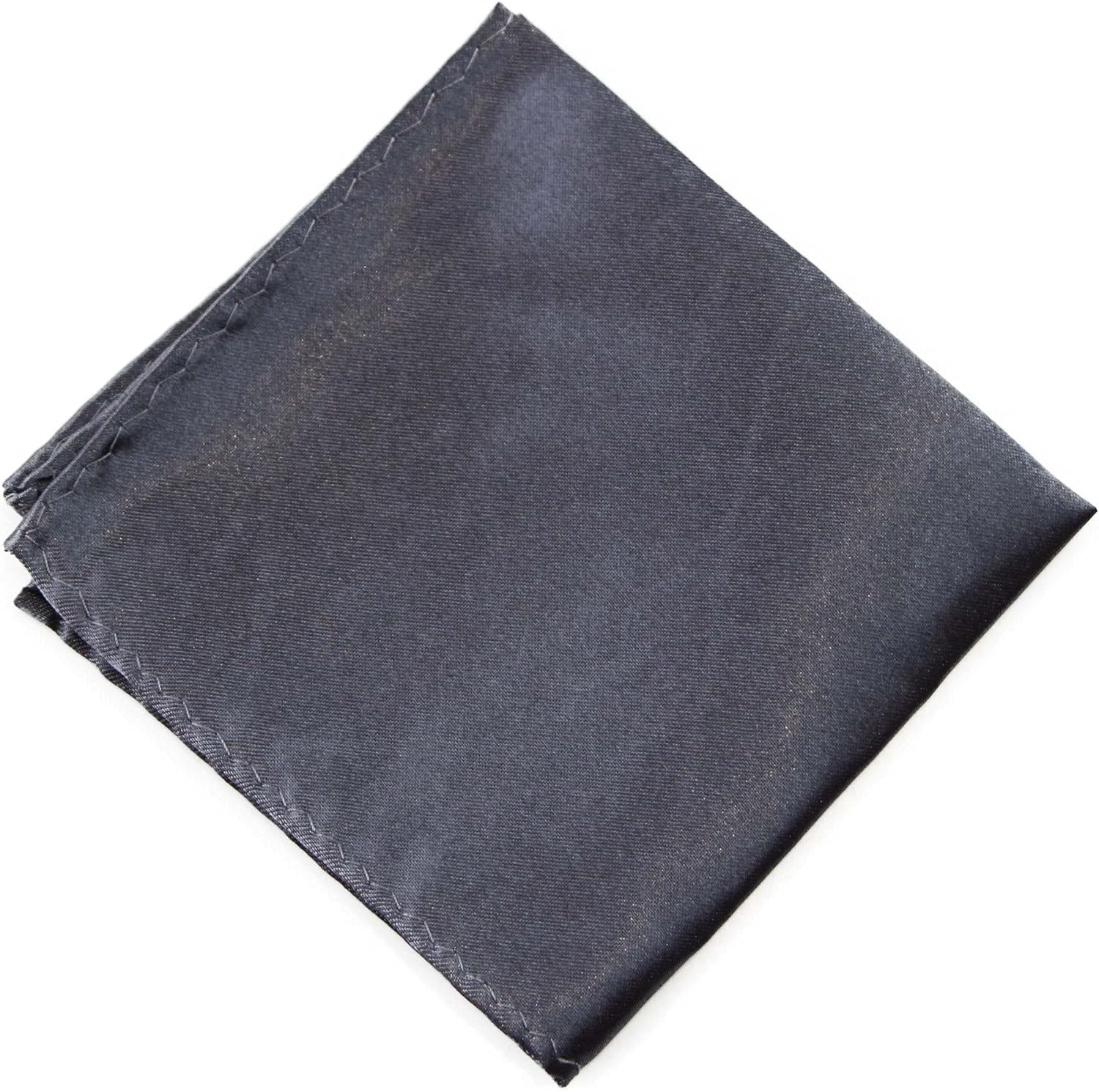 Mens Gunmetal Pocket Square