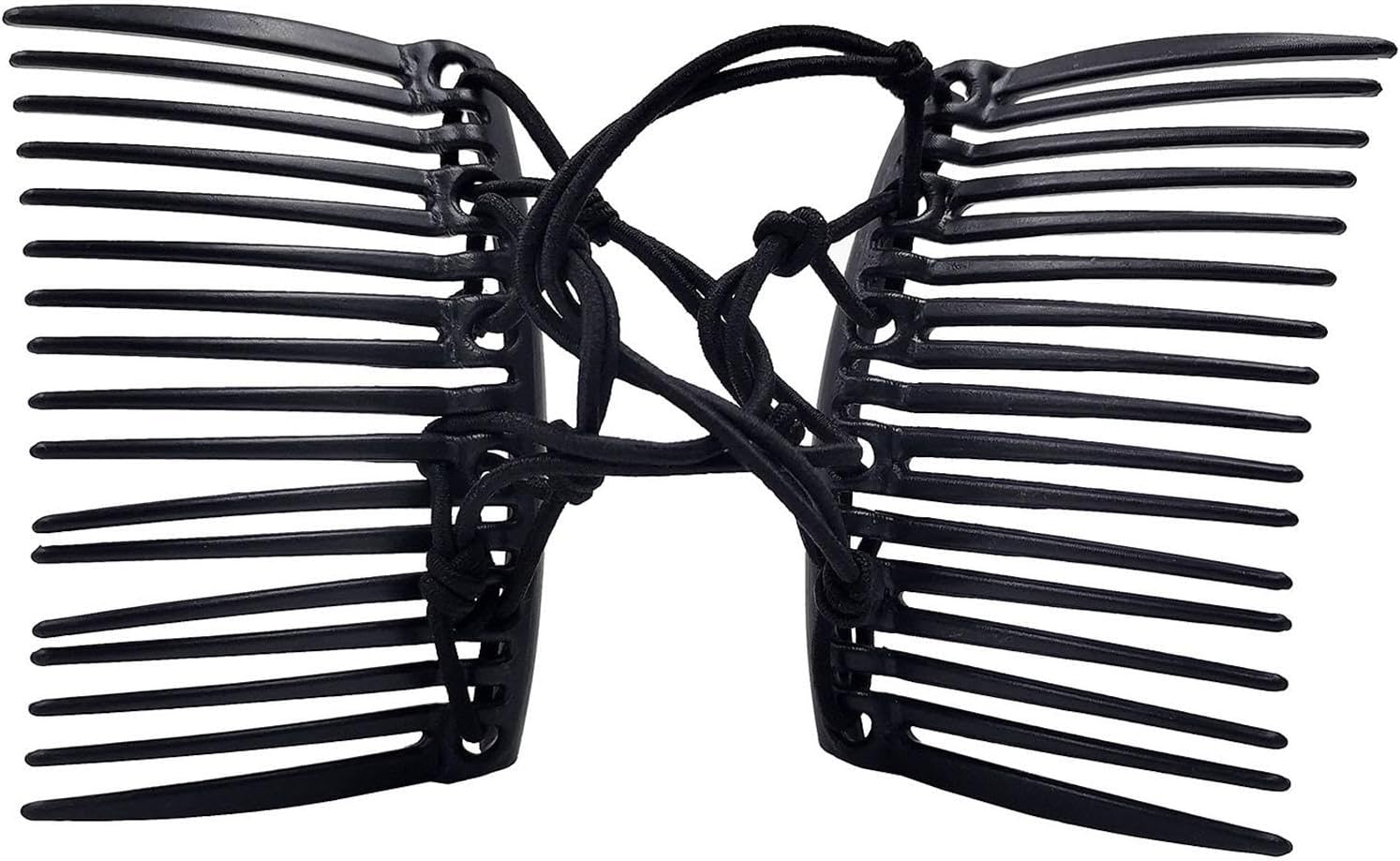Vintage Comb Hairpin - Retro Elastic Hairpin, Stretchy Hair Combs | Creative Double Comb Hair Clip, Vintage Women Hair Comb, Flexible Bun Maker for Low Ponytail Hair Styling Accessories