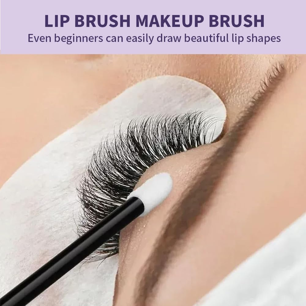 200 Pcs Lip Wands with Box,Applicators Lipstick Wand Tool Kits Beauty Tool for Women Makeup image number 5