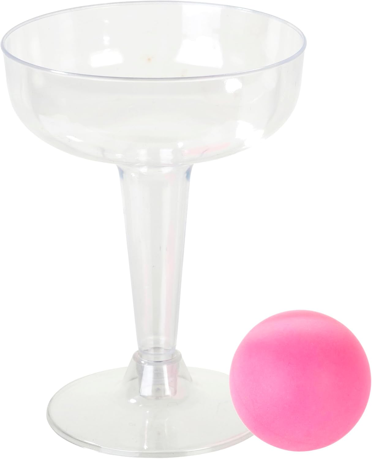 Talking Tables Prosecco Adult Drinking Includes Glasses & Ping Pong Balls | Games for Bachelorette Party, Girls Night, Birthday, Bridal Shower, NYE, Cham, 12 Glasses, Pink (Prose-Pong) image number 5