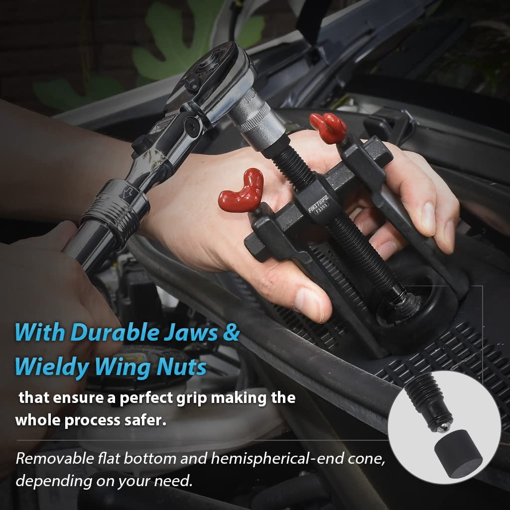 FIRSTINFO F3393 Patented Universal Windscreen Windshield Wiper Arm Puller/Battery Terminal Removal Tool - Heavy Duty, Adjustable, Made in Taiwan image number 3