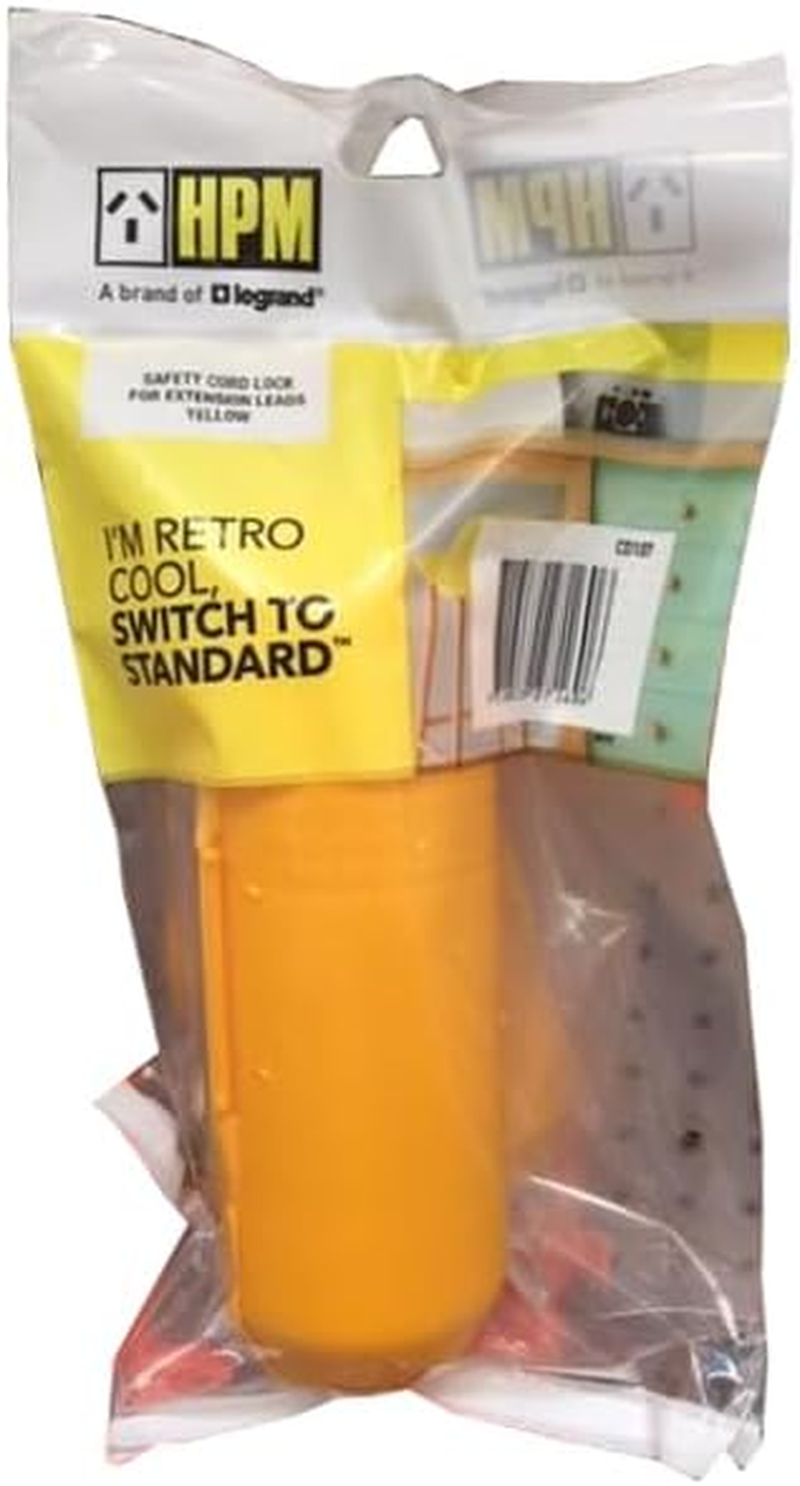 HPM Safety Cable Cord Lock, Yellow image number 1