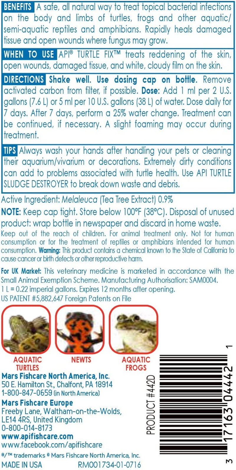 API Turtle Fix, 237 Ml, (Pack of 1)