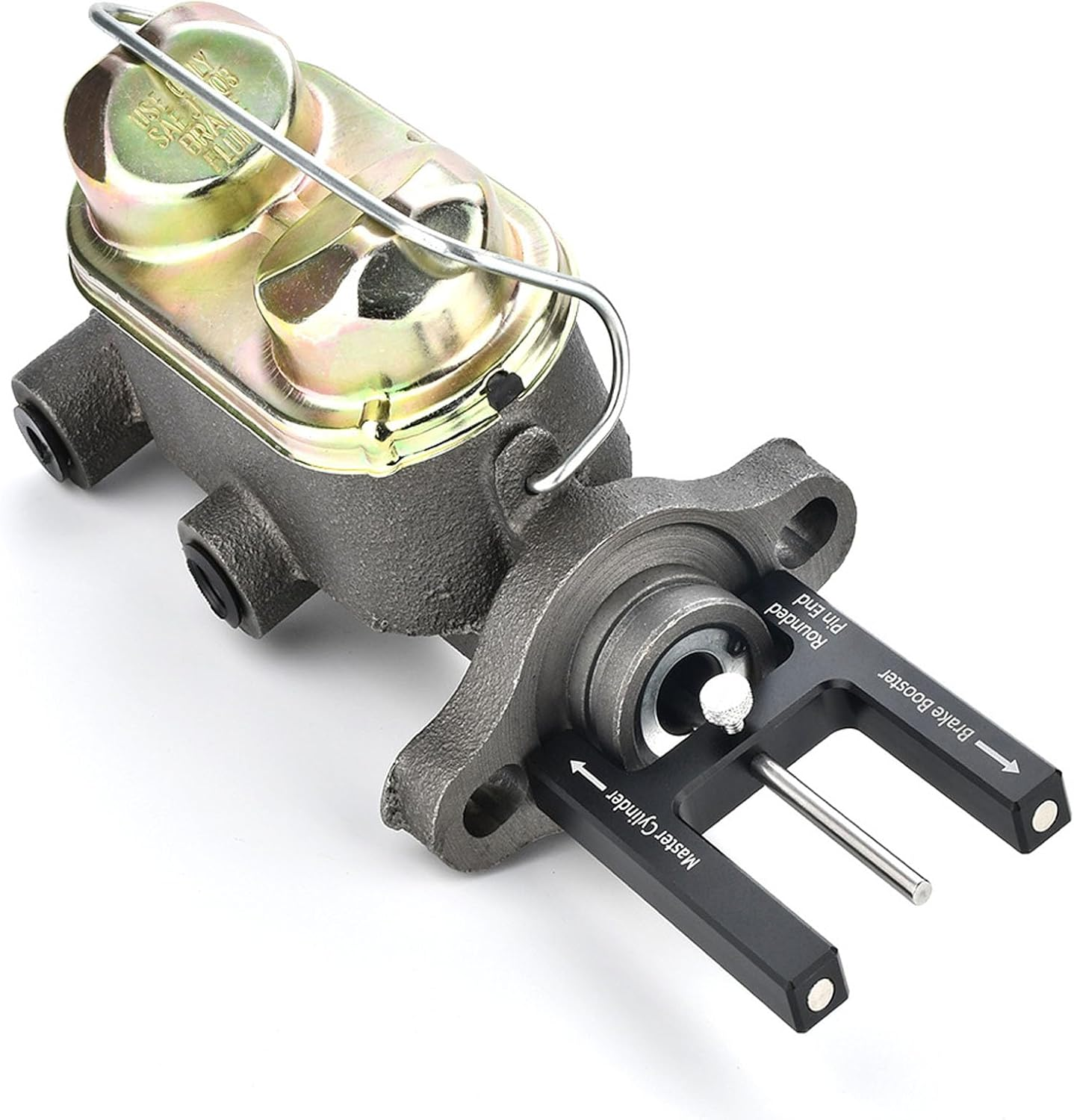 Jiawu Brake Booster Adjustment Tool, Brake Adjustment Tool with Pin, Metal Master Cylinder Push Rod Length for Adjustable Braking Distance image number 4