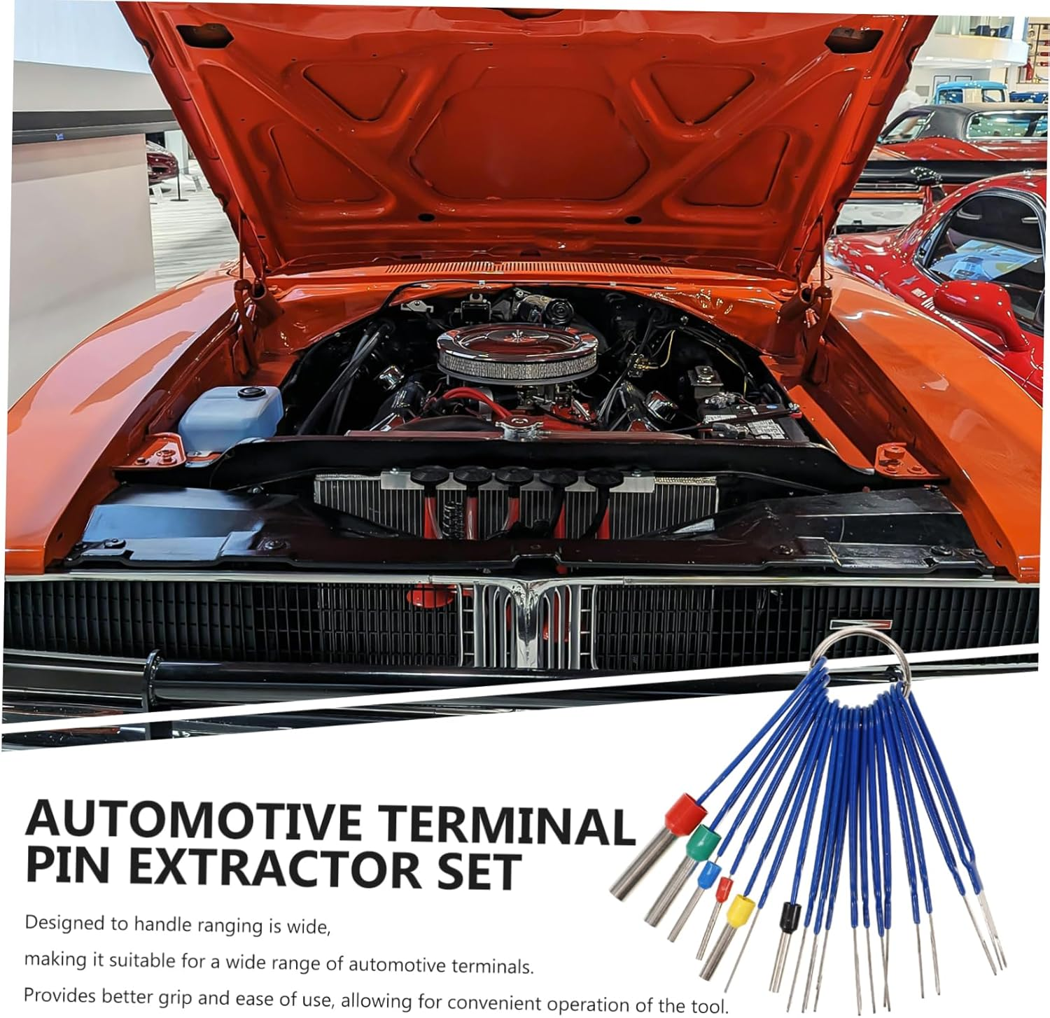 GARVALON 18Pcs Automotive Electrical Tools Kit Terminal Removal Tool Wire Harness Pin Extractor Removal Professional Disassembler image number 1