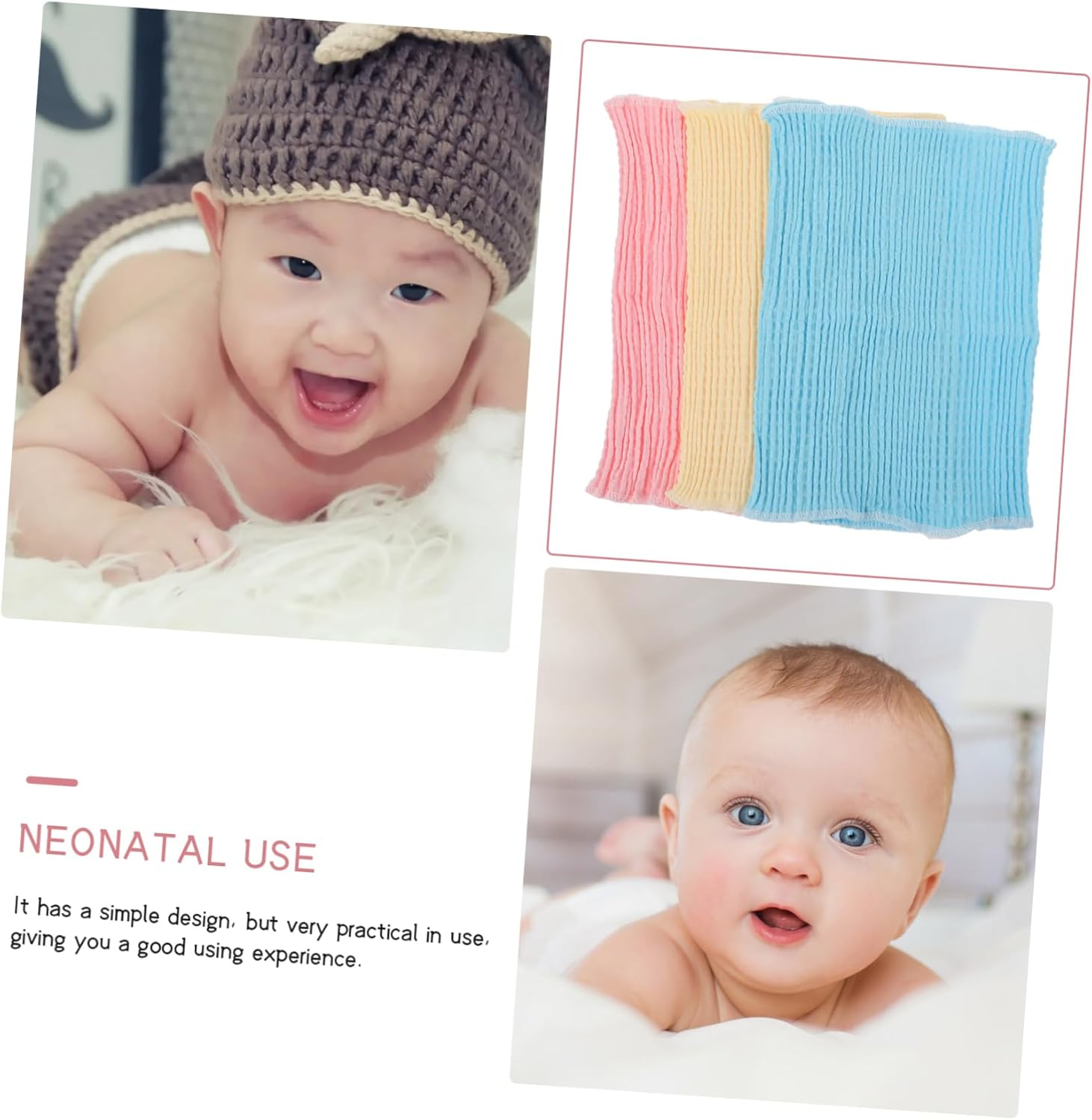 3Pcs Cotton Bellyband for Newborns Navel Protector Soft and Warm Umbilical Cord Support for Infants Assorted Colors image number 6
