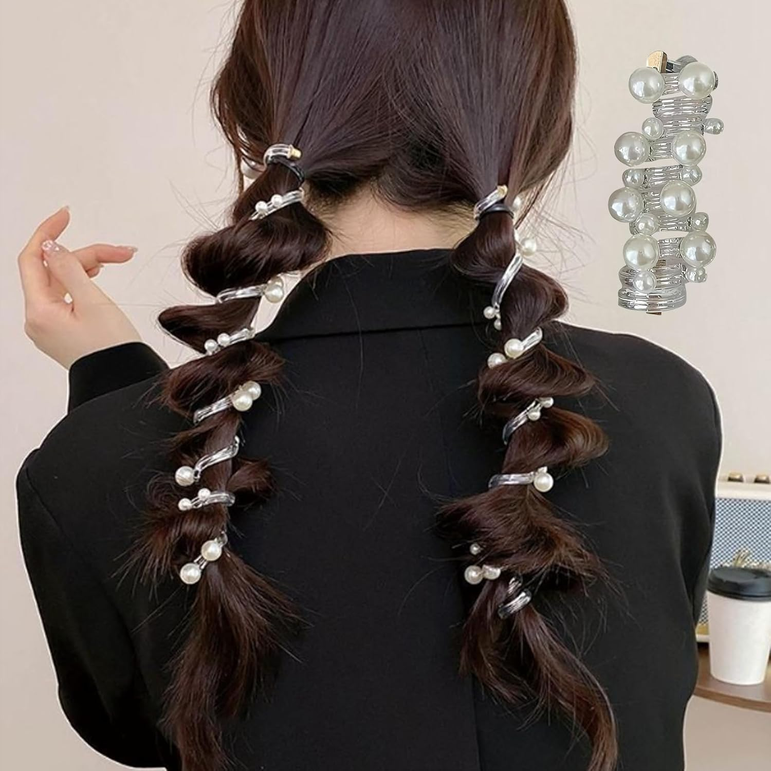 CALLYSONIC Spiral Hair Ties image number 1