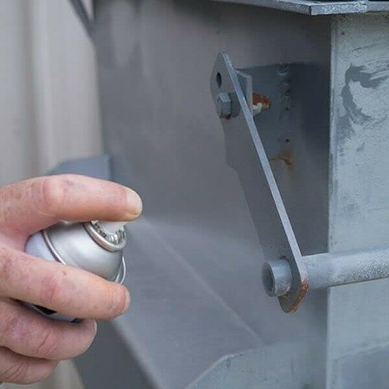 Dy-Mark Zinc Guard Spray Cans Cold Galvanising Coating Metal Protection Primer Dymark Professional Metallic Paint Rust anti Corrosive Remover (1 X 400G Can) image number 1