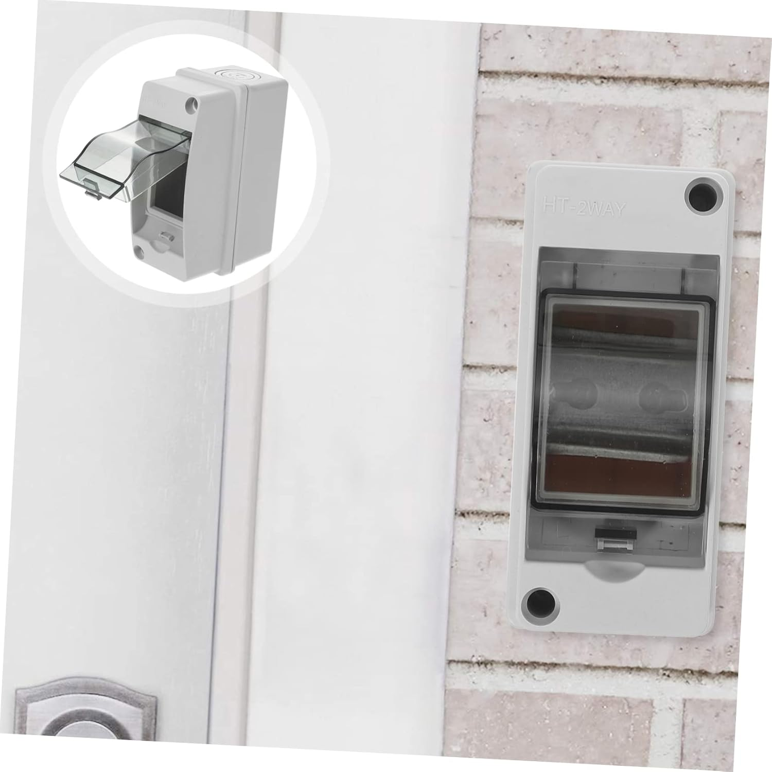 Anneome Way Power Distribution Junction Box Electric Box with Transparent Window for Indoor and Outdoor Use Durable for Appliances image number 2