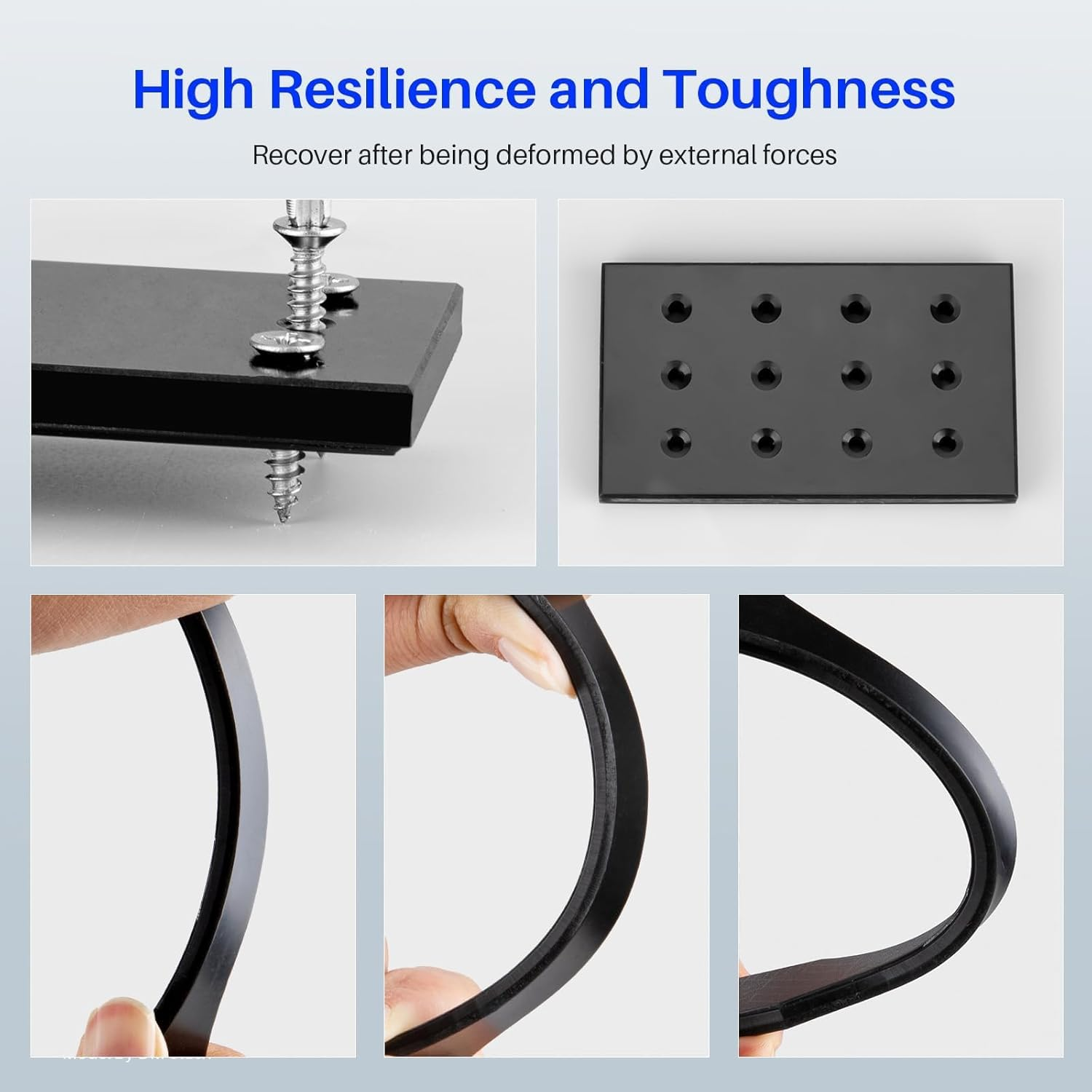 ELEGOO Tough Resin 3D Printer Resin with High Hardness, Low Viscosity, Low Shrinkage, Compatible with MSLA LCD DLP 3D Printers, Grey 1000G