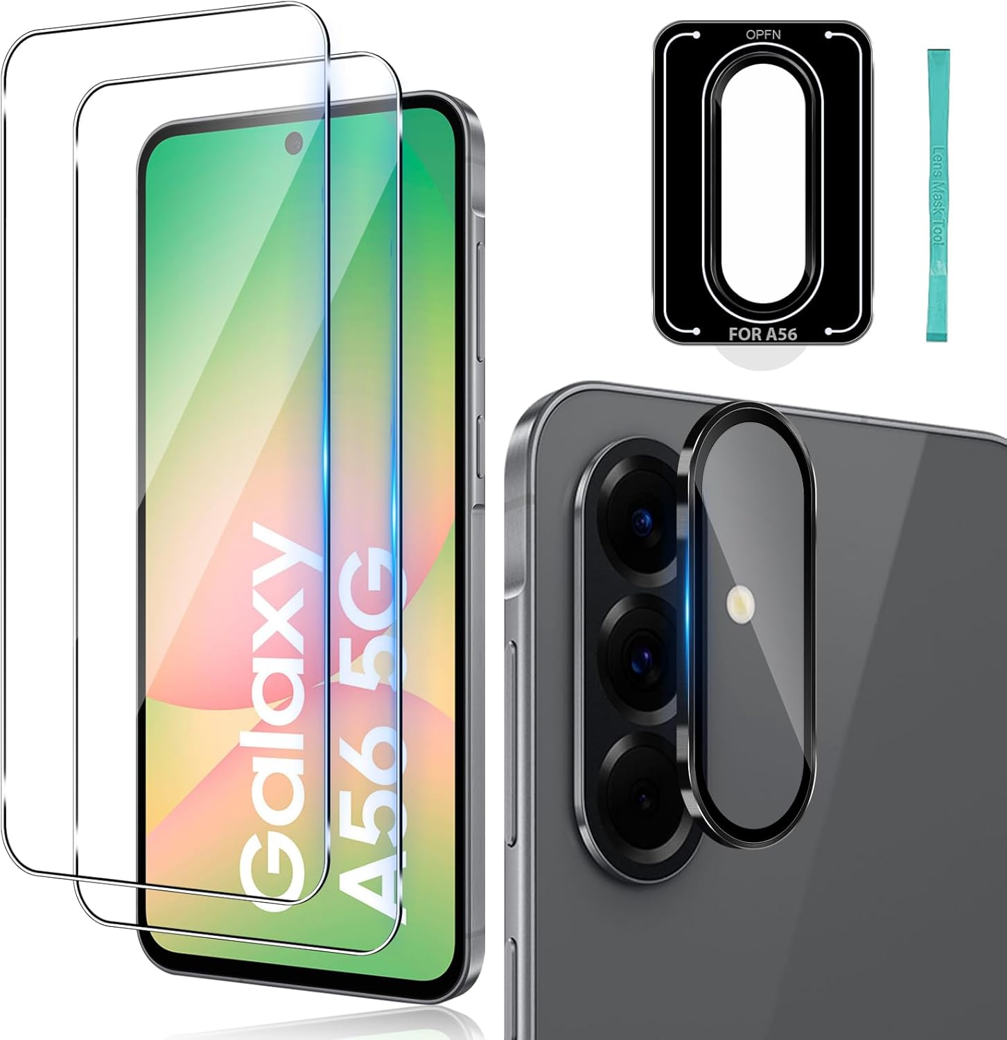 Funrae Screen Protector Compatible with Vorwerk Thermomix TM7 for Tempered Glass, [Pack of 2] 9H Hardness Screen Protector, 0.33 Mm Ultra Clear Film, Anti-Scratch Protective Glass, Anti-Bubble Film