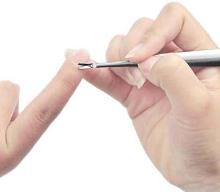 VASANA Stainless Steel Professional Nail Care Cuticle Trimmer Pusher Remover Hangnails Nails Cleaner Scissors Dead Skin Remover Nipper Clipper/Manicure Tool for Adult image number 1