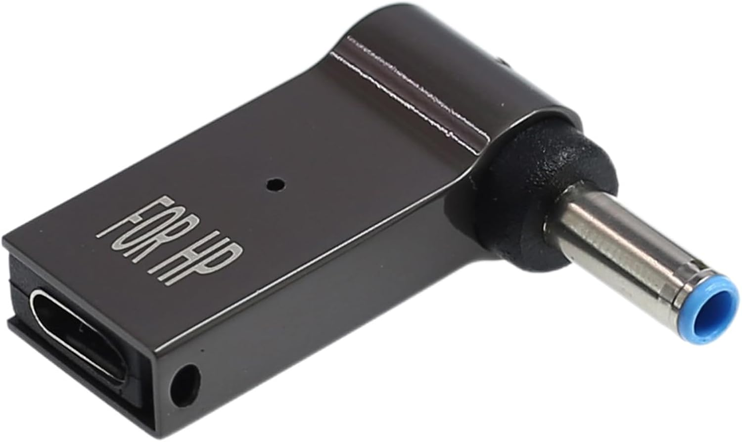 2PC Laptop Power Adapter Plug Charger Supply Converter Male DC 4.5X3.0 Jack Plug 100W PD Power Charger Connector round Tip to Female USB Type C for Dell image number 5