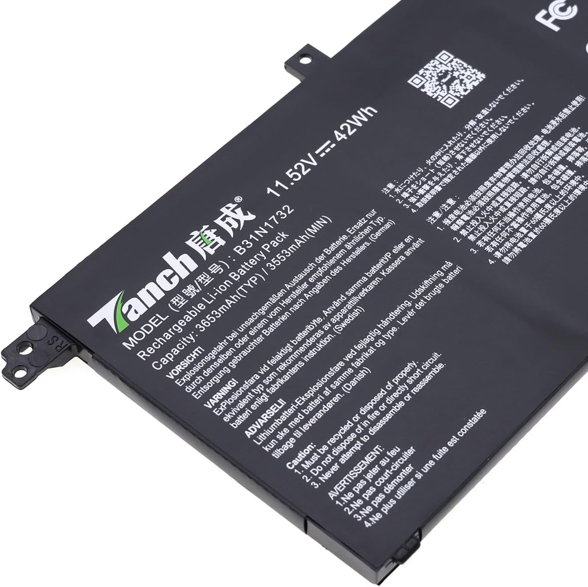 B31N1732 Laptop Battery Replacement for ASUS A571G K571GT X571G X571GT-BQ274T Vivobook S14 S430F S430FN-EB168T 11.52V 3653Mah 42Wh image number 1