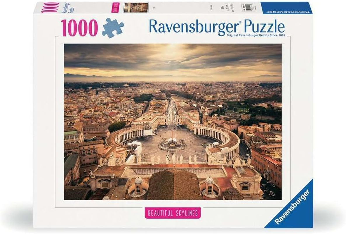 Ravensburger Rome 1000 Piece Jigsaw Puzzle &ndash; Iconic Italian Landmark Scene for Adults, Precision Fit Pieces image number 1