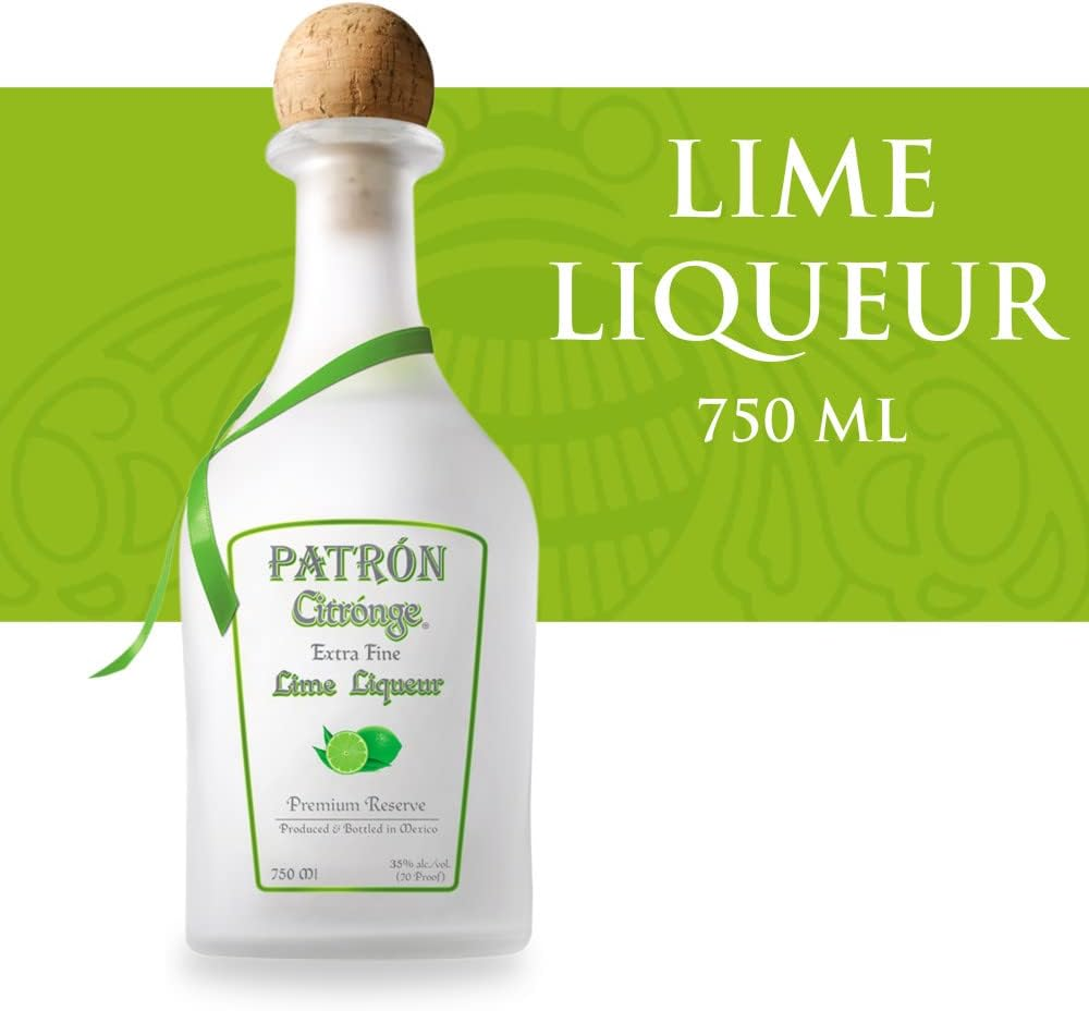 Patron Citronge Lime Liquer 750Ml @ 35% Abv image number 1