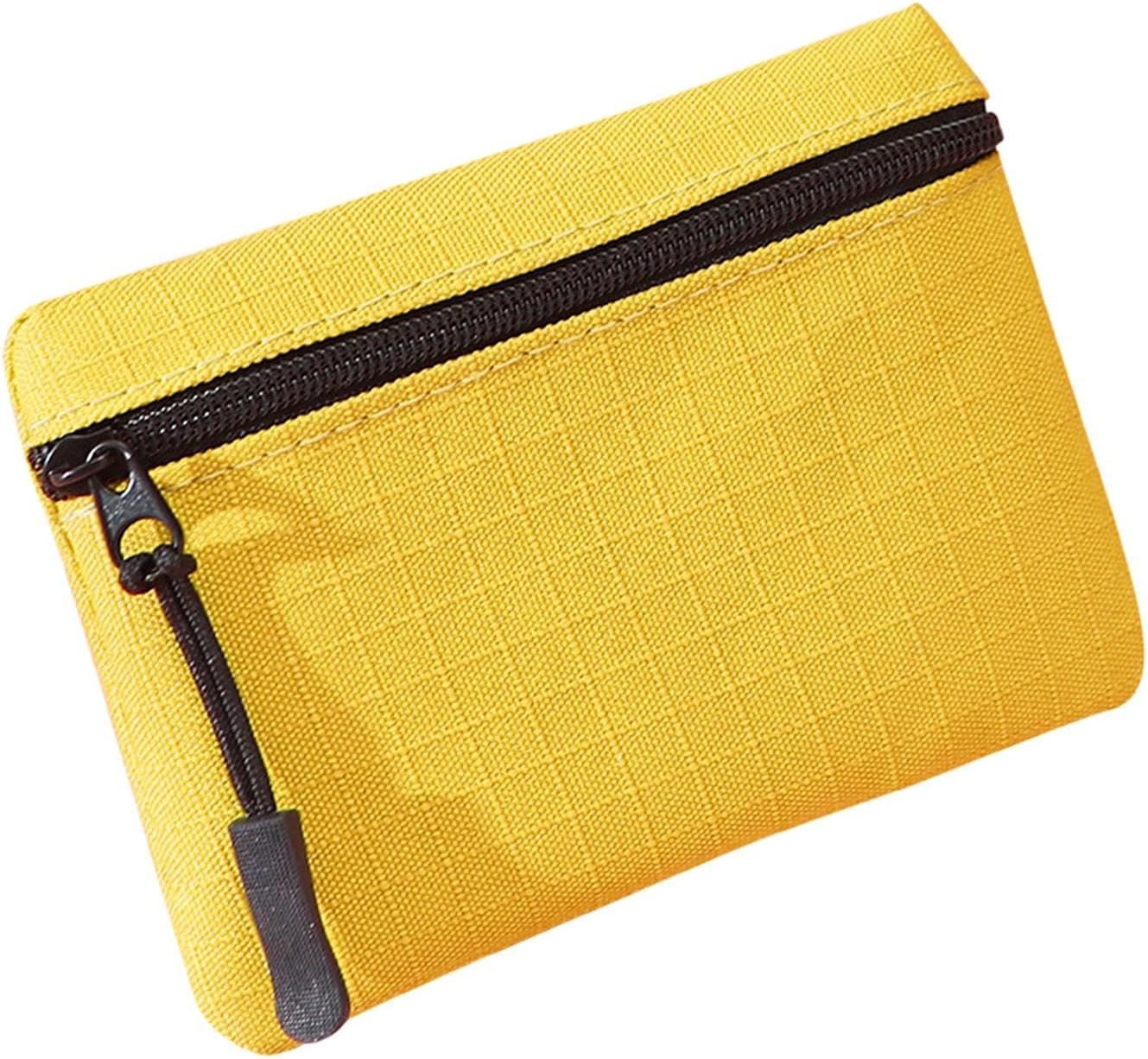 Coin Purse, Oxford Cloth Makeup Toiletry Bag - Coin Purse Makeup Toiletry Bag for Women Men and Zipper, Black, Se R&eacute;f&eacute;rer Au Descriptif, Refer to Description