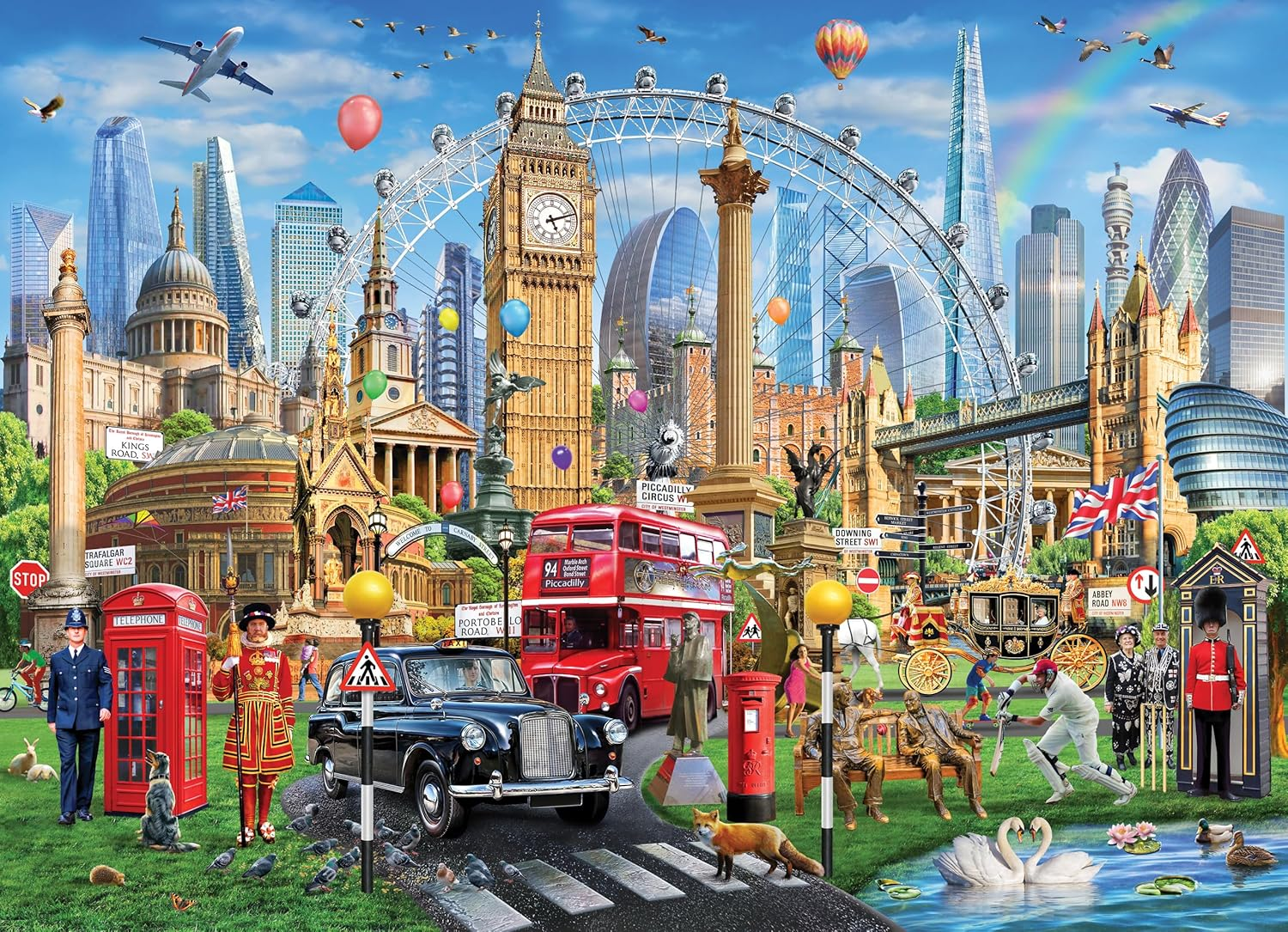 London 500 Piece Jigsaw Puzzle image number 1