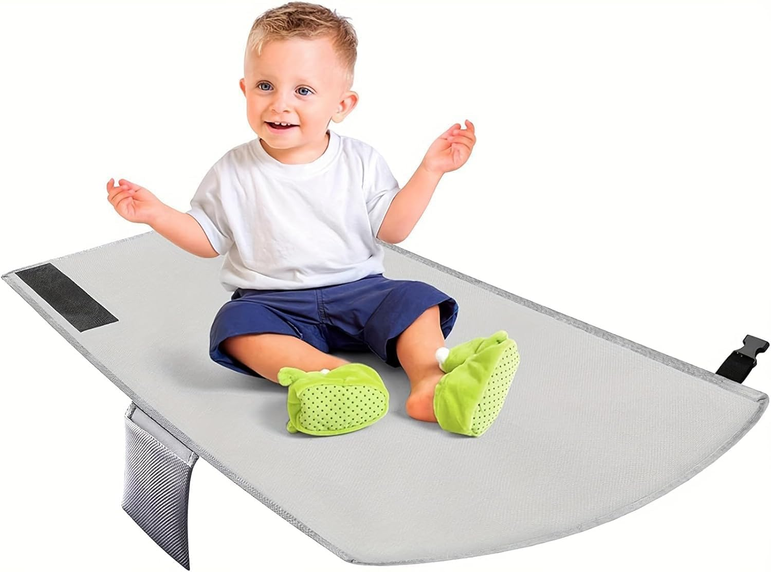 Airplane Seat Extender for Kids, Toddler Travel Bed & Footrest, Oxford Cloth Plane Bed, Airplane Travel Essentials for Children
