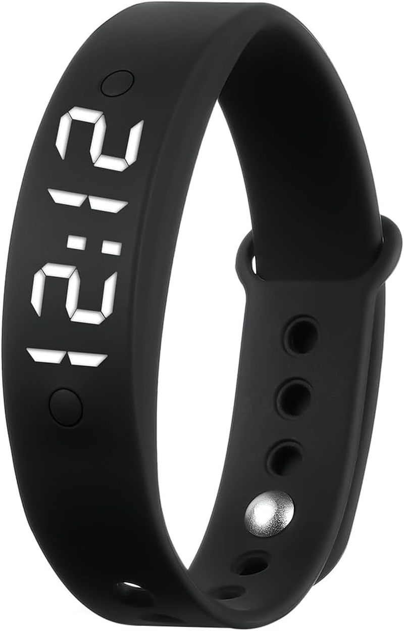 Gorise Vibrating Alarm Reminder - Rechargeable Pill Reminder with 3 Daily Alarms for Teens & Adults - Potty Training, Sport Watch image number 2