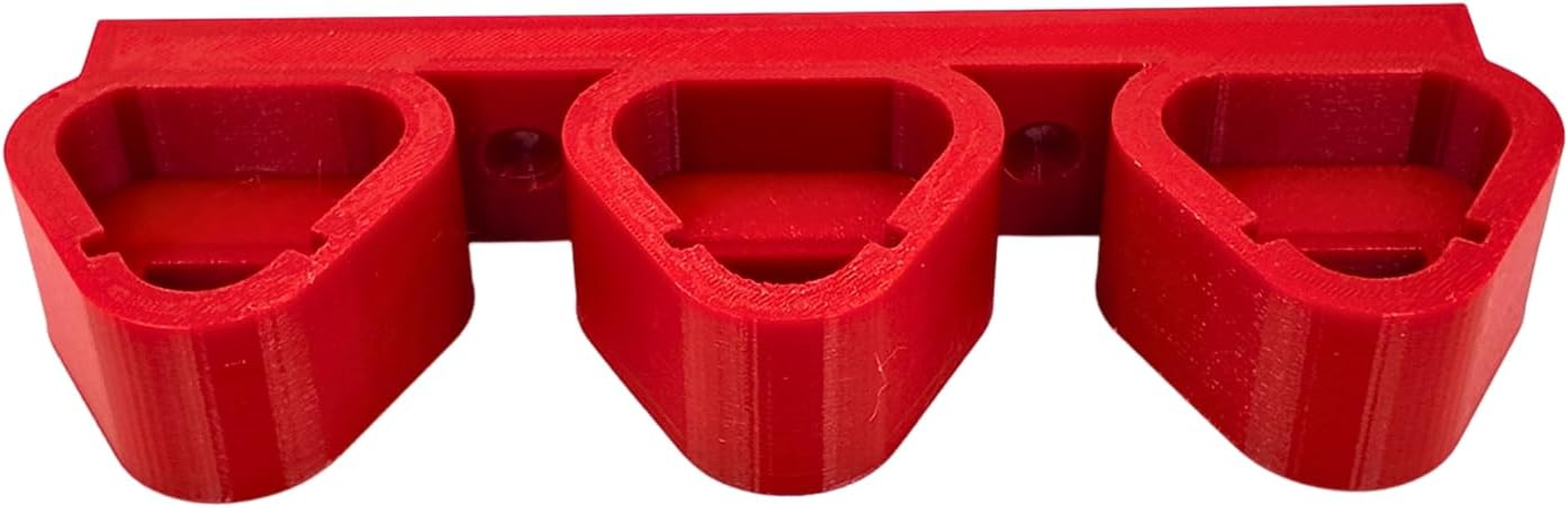Triple Battery Wall Mount Compatible with Milwaukee M12 Batteries &ndash; Sturdy 3D Printed Storage Solution for Your Tools image number 3