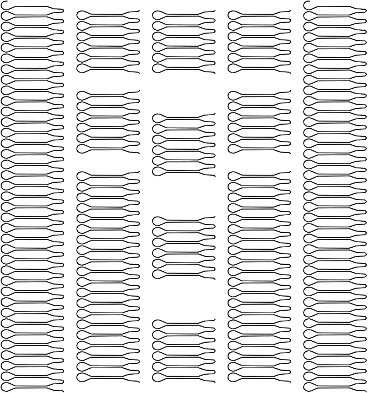 ANCIRS 12 Pack Hair Finishing Fixer Comb, U Shape Hair Accessories for Women & Girls Hairstyle image number 2