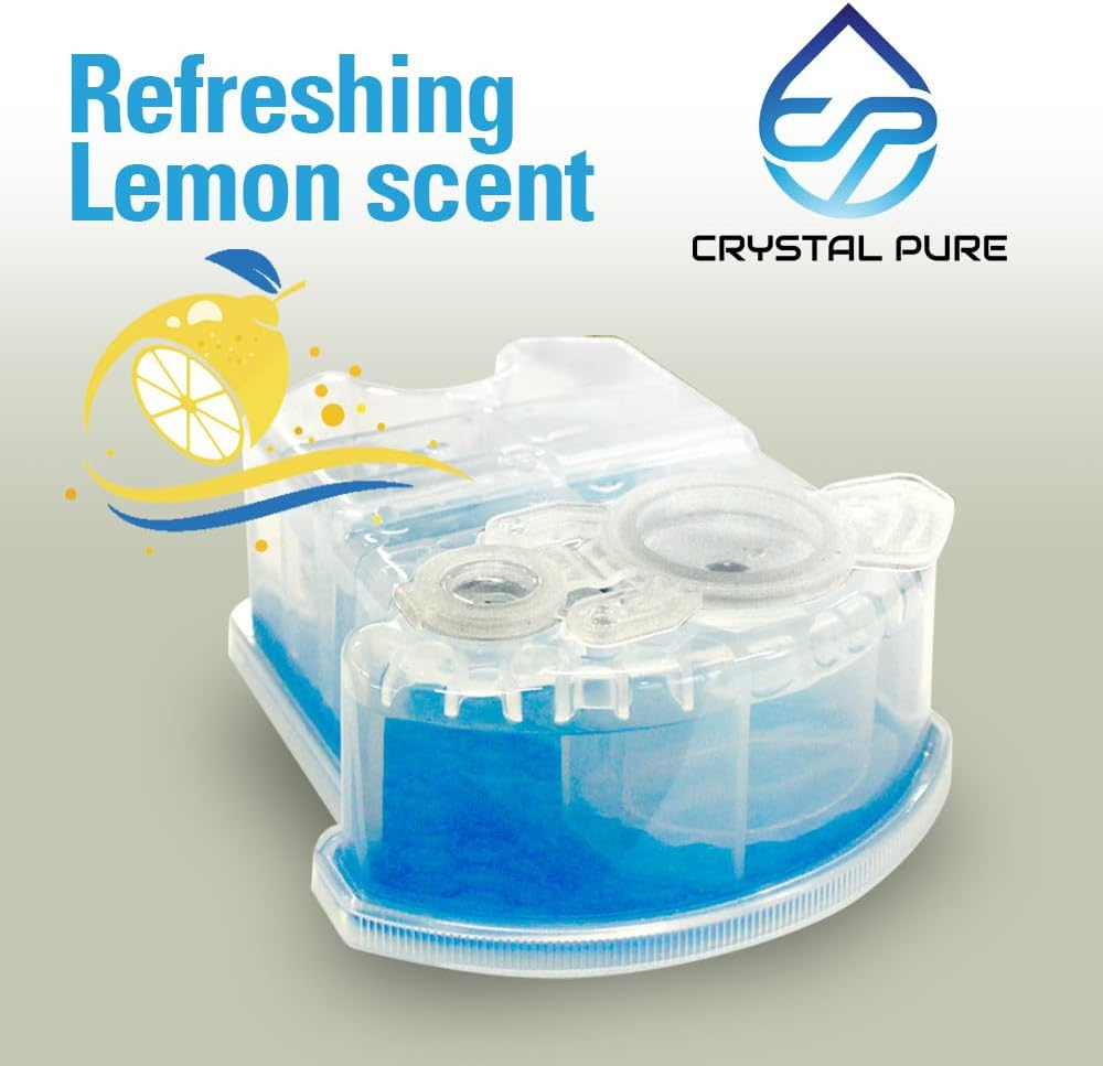 Crystal Pure Cartridge for Braun Clean & Renew Replacement Refills Compatible with All Smartcare Cleaning Centers Shavers 6-Pack image number 4