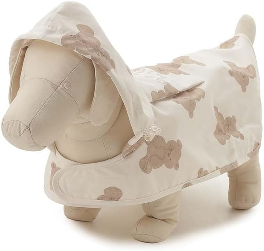 Gelato Pique Cat & Dog PAGG259035 BRW DM Dachshund Size Rain Poncho, Braun, DM image number 2