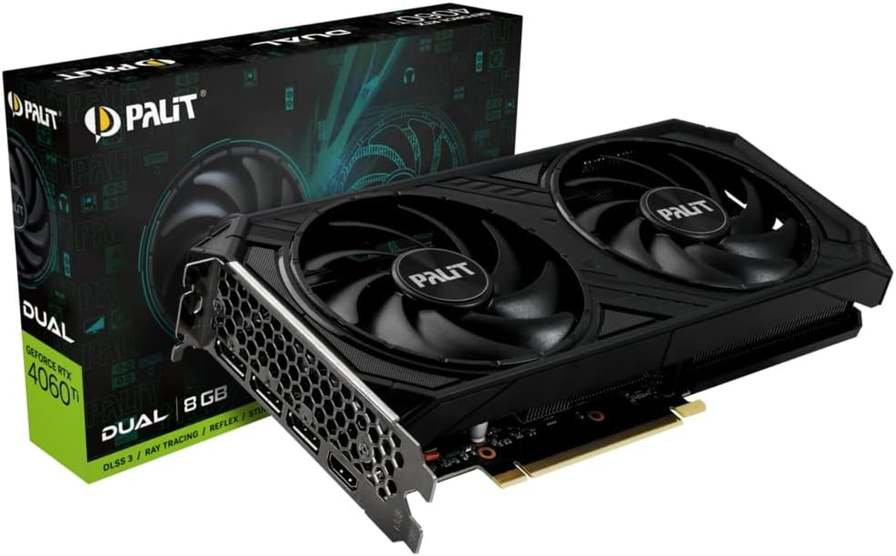 Palit Nvidia Geforce RTX 4060 Ti Dual 8GB Graphics Card image number 5