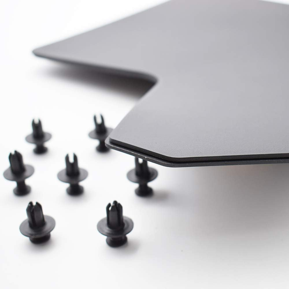 AUTOXBERT 4PCS Universal Mud Flaps Splash Mudguards for Car Pickup SUV Van Truck Mudflaps Guards Dirty Traps Fender Flares Flexible Bendable Mudguards Panels All Weather Fender