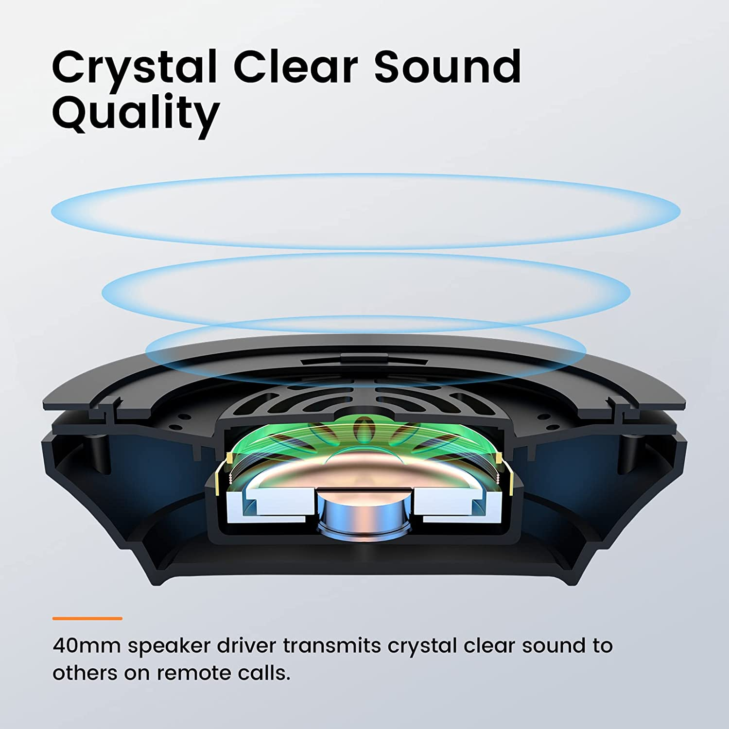 Headset with Microphone for PC, Environmental Noise Canceling Over-Ear Computer Headphones for Laptop, USB Headset for PC Work, Comfort Wired Headset with Busy Light, Mute Switch & Volume Control - Black image number 5