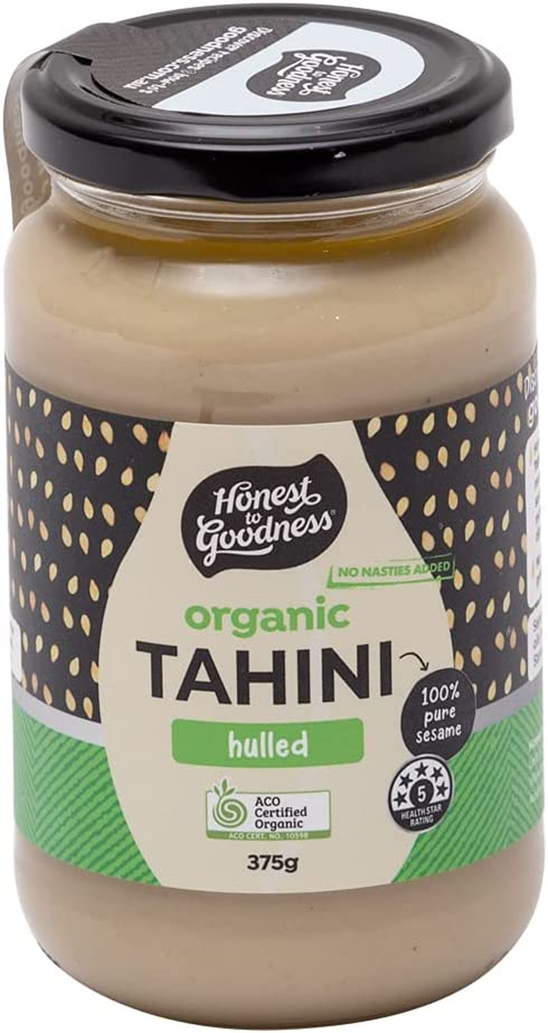 Honest to Goodness, Organic Tahini Hulled (Sesame), 375 Grams - Carefully Hulled and Lightly Toasted, These Sesame Seeds Are Transformed into a Creamy, Smooth Tahini. image number 3