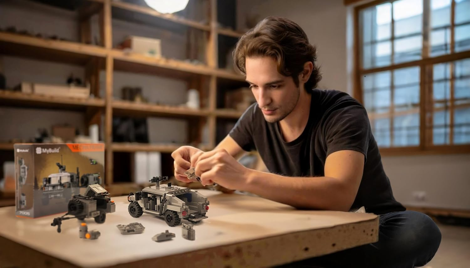 Mybuild Armed Forces Military Vehicle &ndash; Tactical Armoured Building Set - Model 7005 image number 2