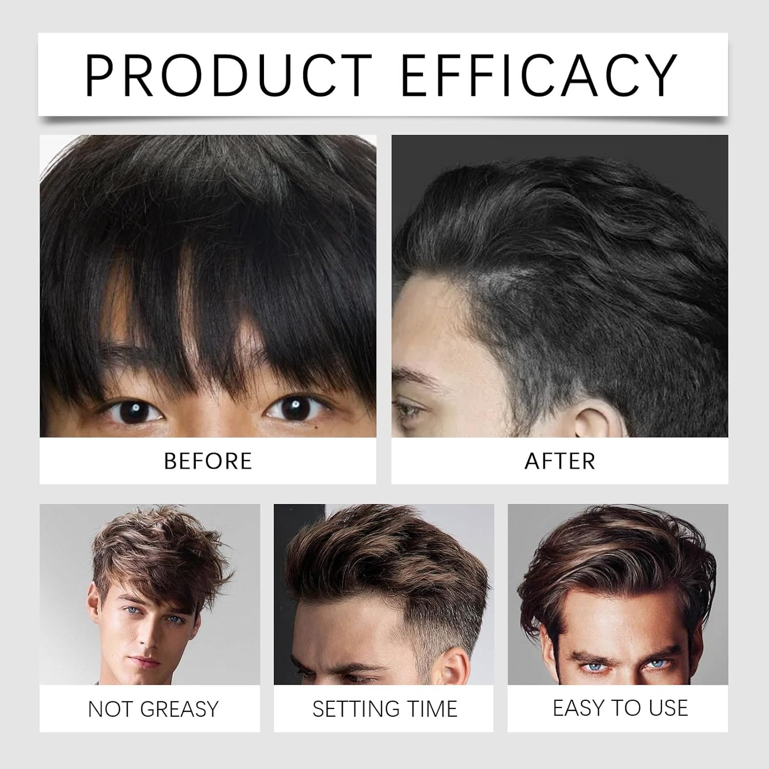 Activator Shampoo for Men, Hair Thickening Shampoo, Prevent Loss, Repair, Smooth and Strengthen Hair, Keep in Good Condition, Maintaining Healthy, Improve Thinning Hair (3Pcs) image number 6