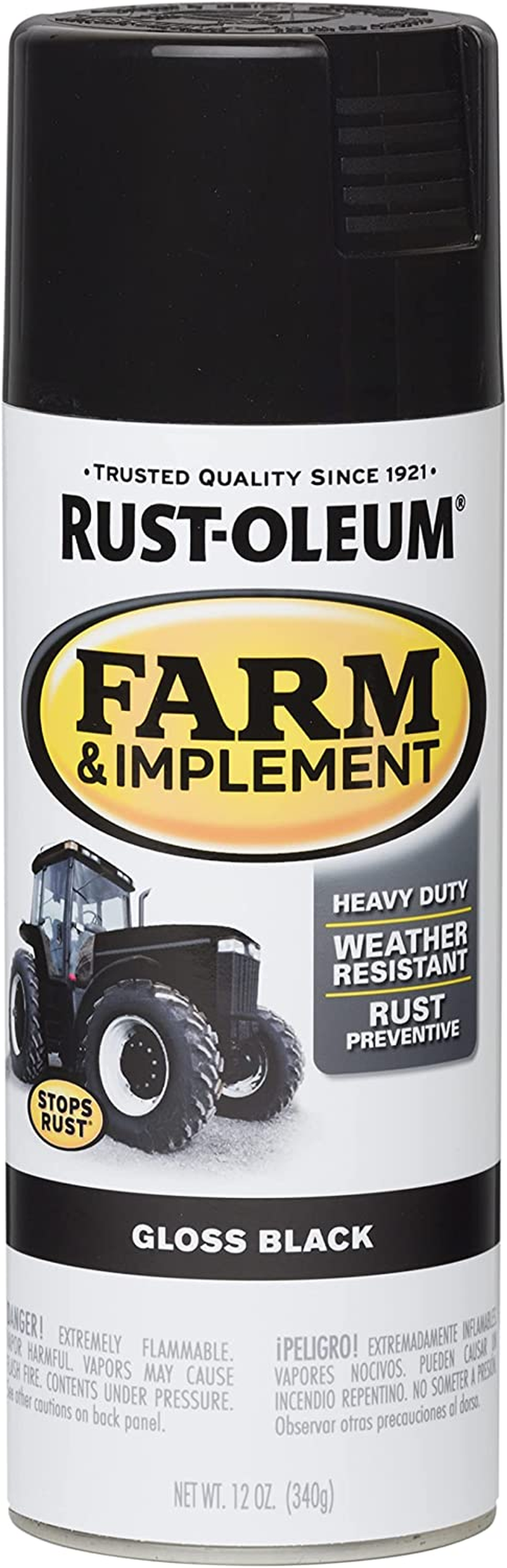 Rust-Oleum 280124 Farm and Implement Spray Paint, John Deere Green, 12 Oz