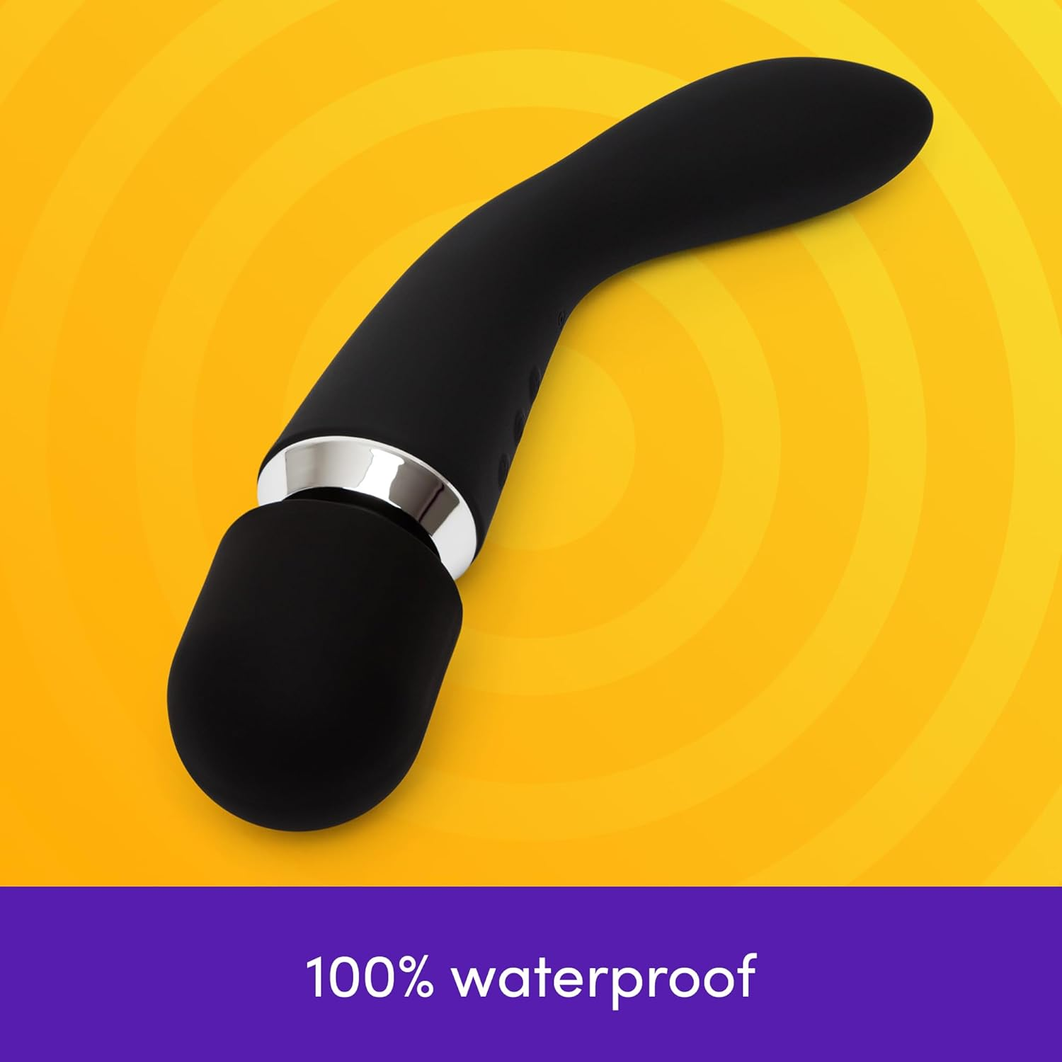 Lovehoney Double Ended Wand Vibrator for Women | Dual Stimulation Wand Massager for Clitoral & G Spot Stimulation | Powerful Vibrating Dildo Adult Sex Toy | Body Personal Massager for Couples image number 5