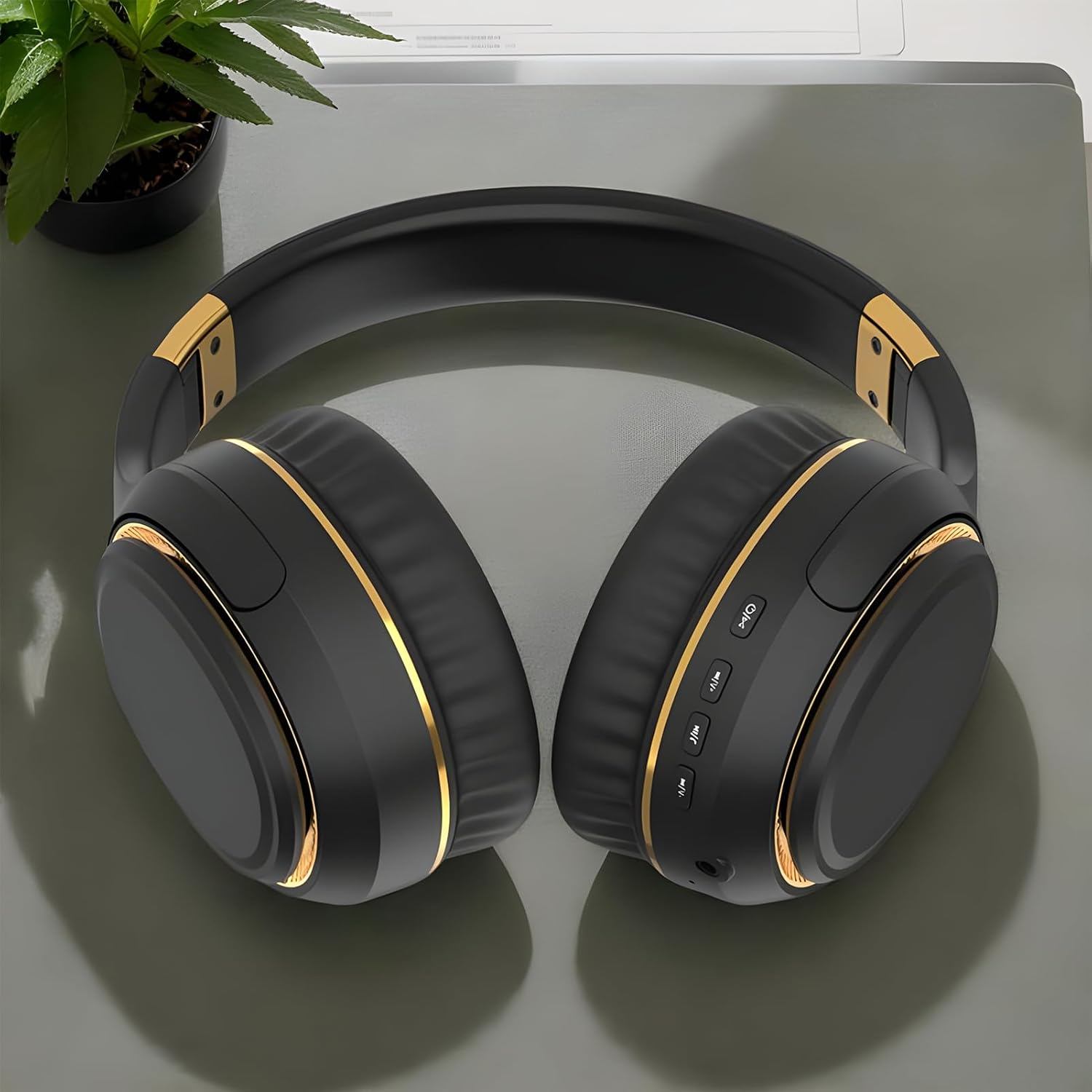 Rrlihjgu over the Ear Headphones - Wireless Game Earphones,Foldable Headphones with Breathing Light & Stereo Bass Sound for Commuting Workout Lawn Concert Workout image number 6