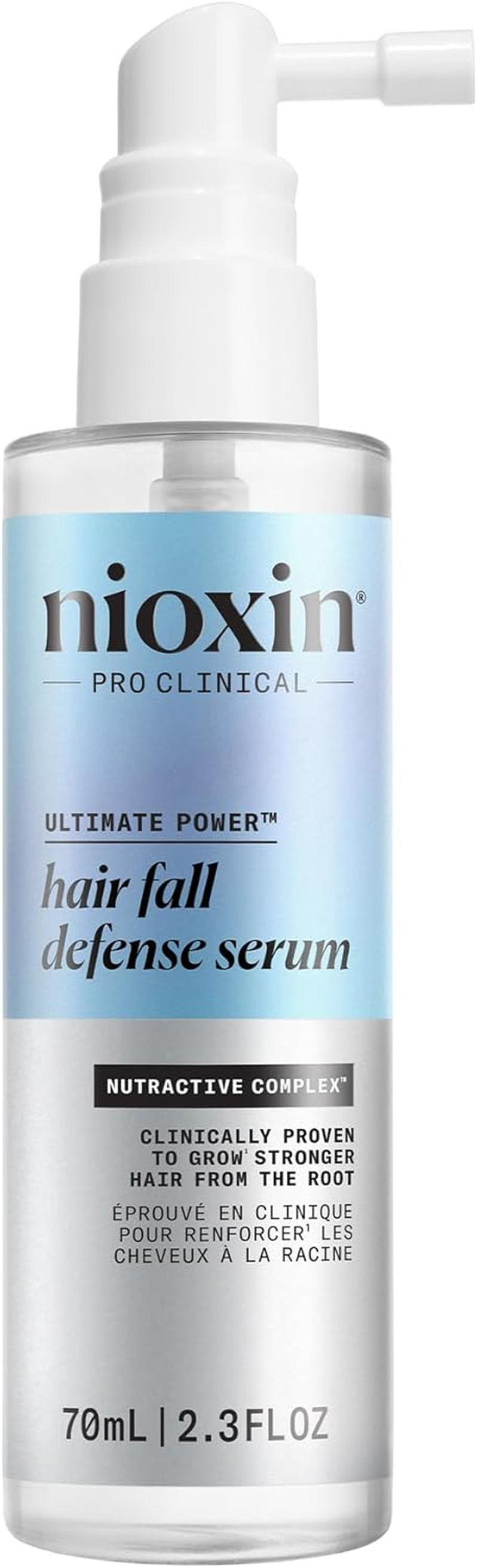 Nioxin Hair Fall Defense Serum, Leave-In Hair Treatment with Caffeine, Lauric Acid, Niacinamide and Sandalore, Thicken Hair, Reduce Hair Loss, Clinically Proven, 2.3 Oz image number 4