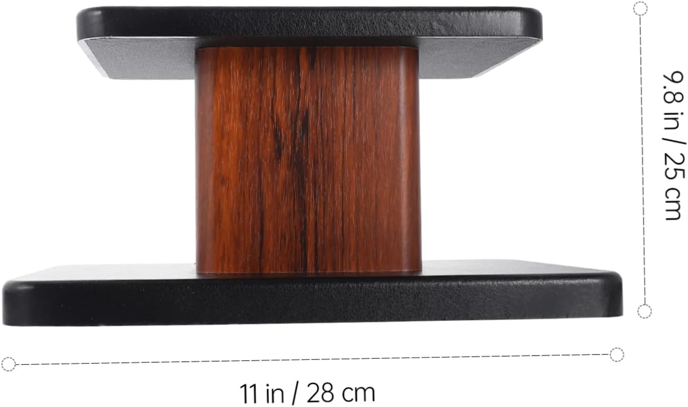 CHILDWEET Floor-Standing Speaker Stand Practical Speaker Stand for Home Theater Use Heavy Duty Stability Cable Management Modern Tempered Glass Design for Surround Sound Systems image number 1