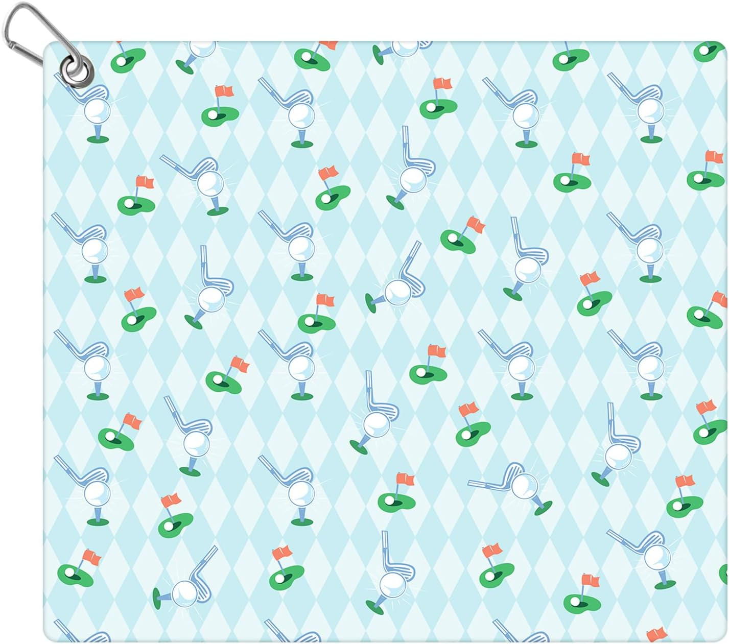 Golf Towel with Clip, Microfiber Golf Towels Golf Rag with Clip Golf Ball Cleaning Towel Golf Cleaning Cloth for Men Women Golf Fan Birthday Gift image number 5