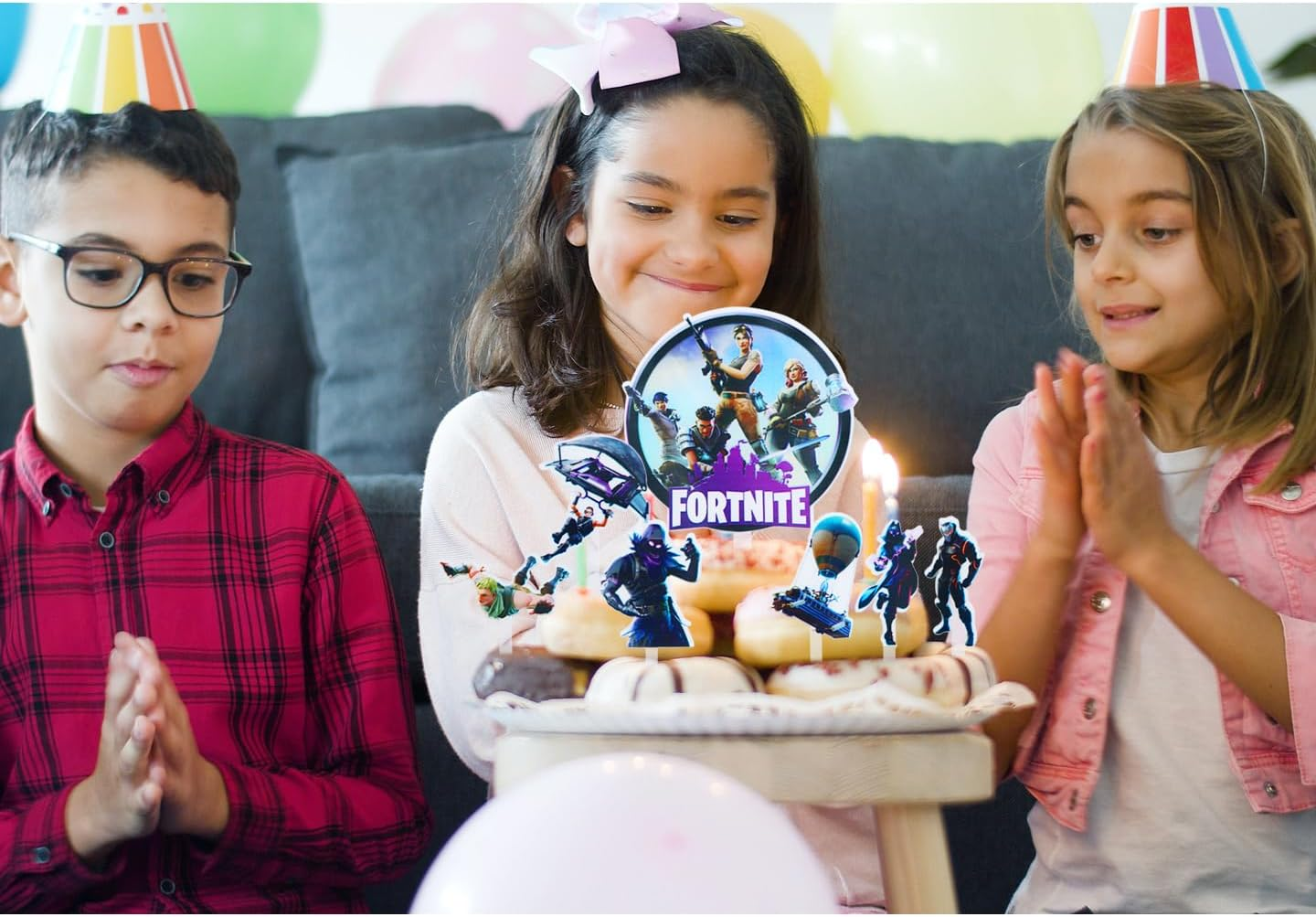 7 Pcs Exquisite Acrylic Video Game Birthday Cake Toppers for Boys Girls Gamers' Birthday, Designed for Game Lovers, Game Party Decorations Supplies image number 5