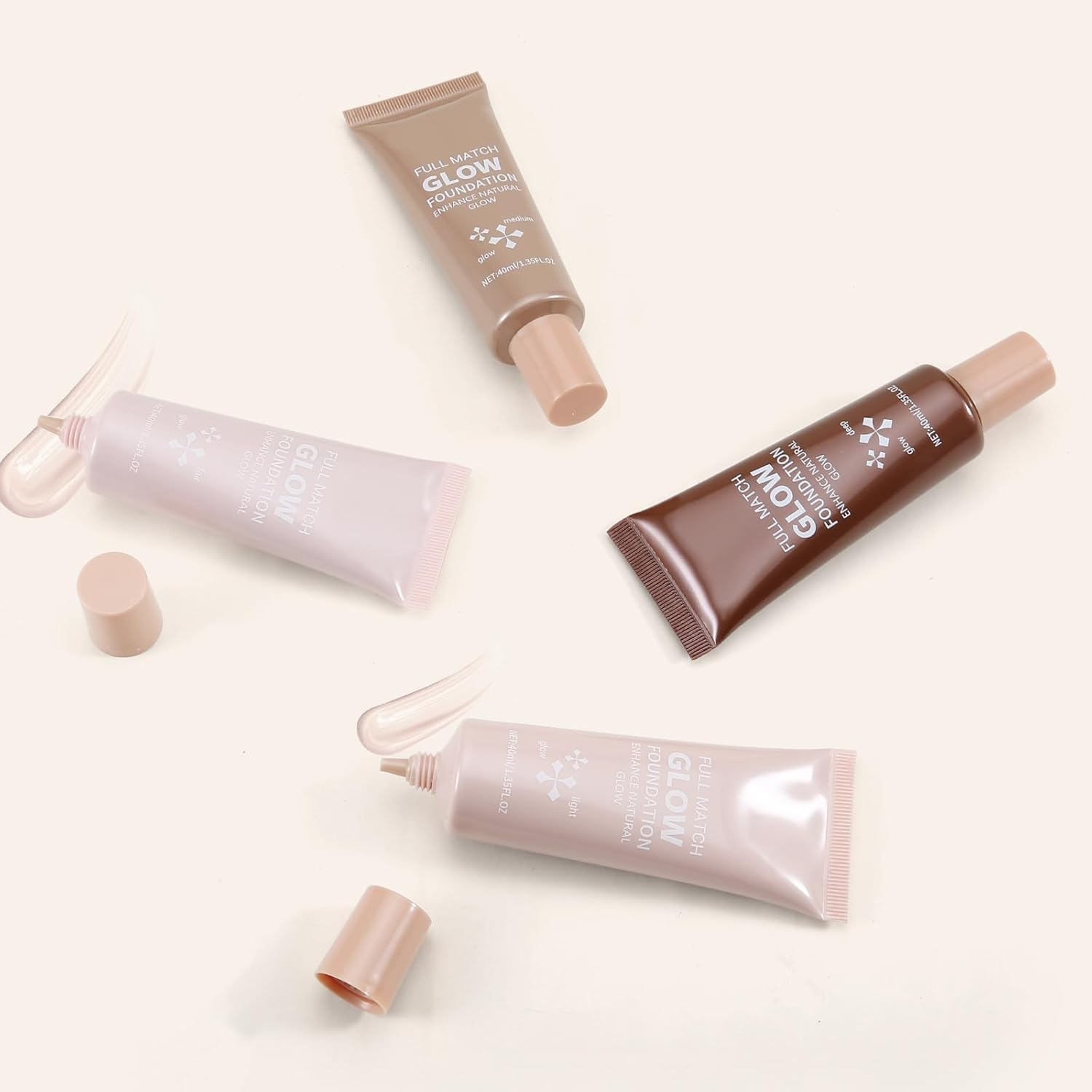 Boobeen Liquid Foundation Makeup, Waterproof Dewy Foundation with Slight Shimmer, Illuminator Highlighter, Luminous Silk Foundation to Enhance Skin Natural Glow image number 4