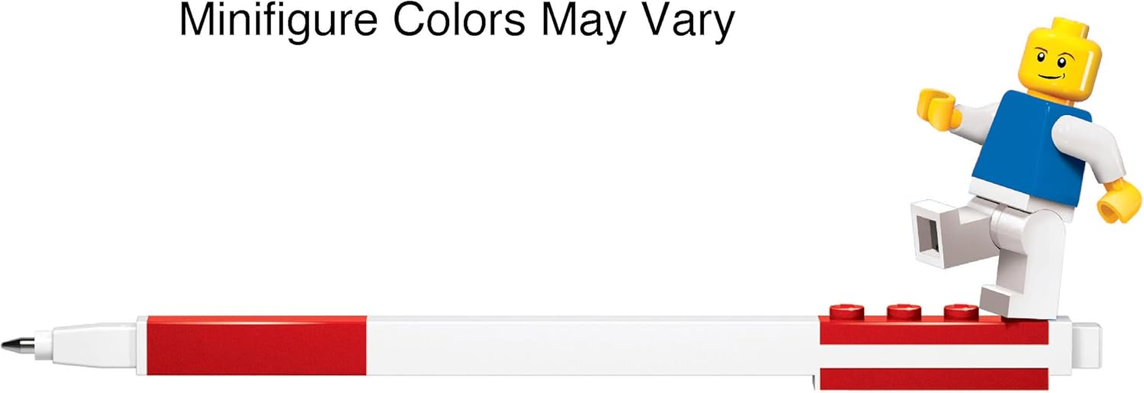 Gel Pen - Red + Minifigure, 1 Piece image number 2