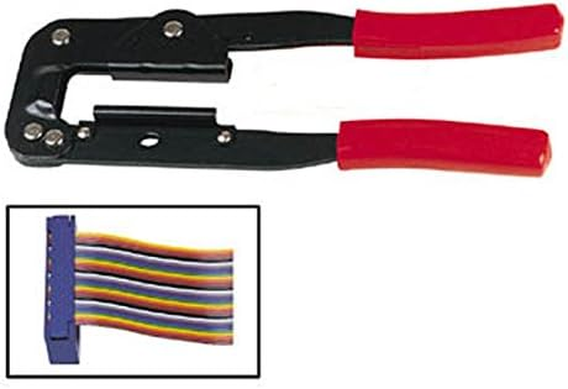 NUZAMAS IDC Crimper 214 Crimping Plier Tool, for Flat Ribbon Cable and IDC Connectors PC Accessories (240Mm) image number 1