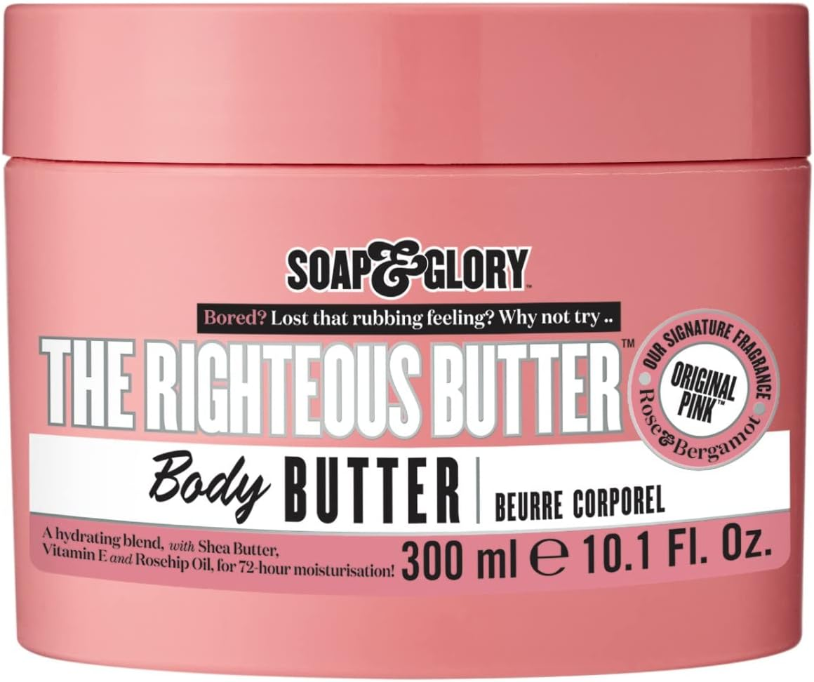 Soap & Glory the Righteous Butter Body Butter 10.1 Oz (300 Ml) by Soap & Glory